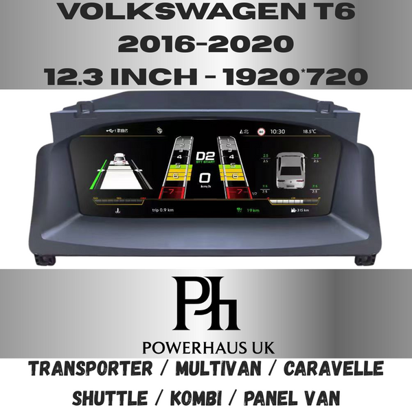 VW Transporter T6 (2015-2020) DIgital Cluster Virtual Cockpit