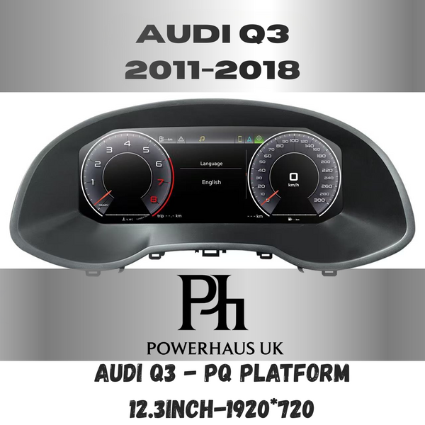 AUDI Q3 2011-2018 Digital Cluster Virtual Cockpit