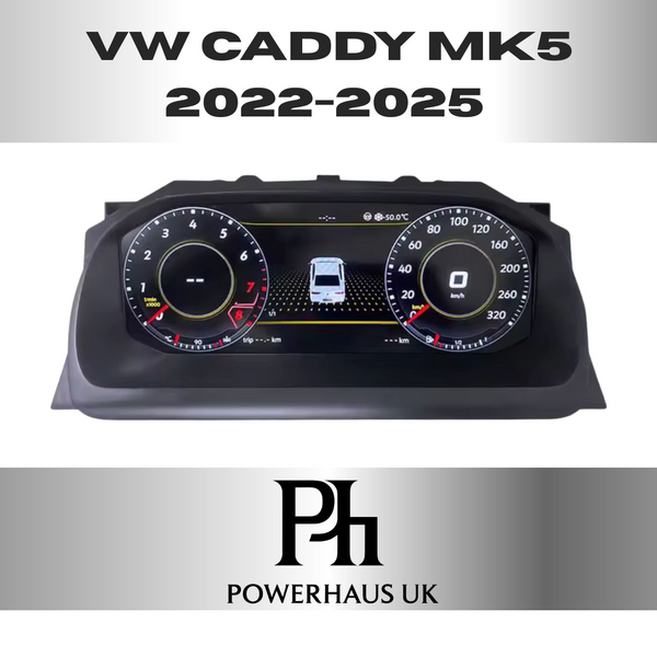 VW Caddy MK5 (2022-2025) Digital Cluster Virtual Cockpit